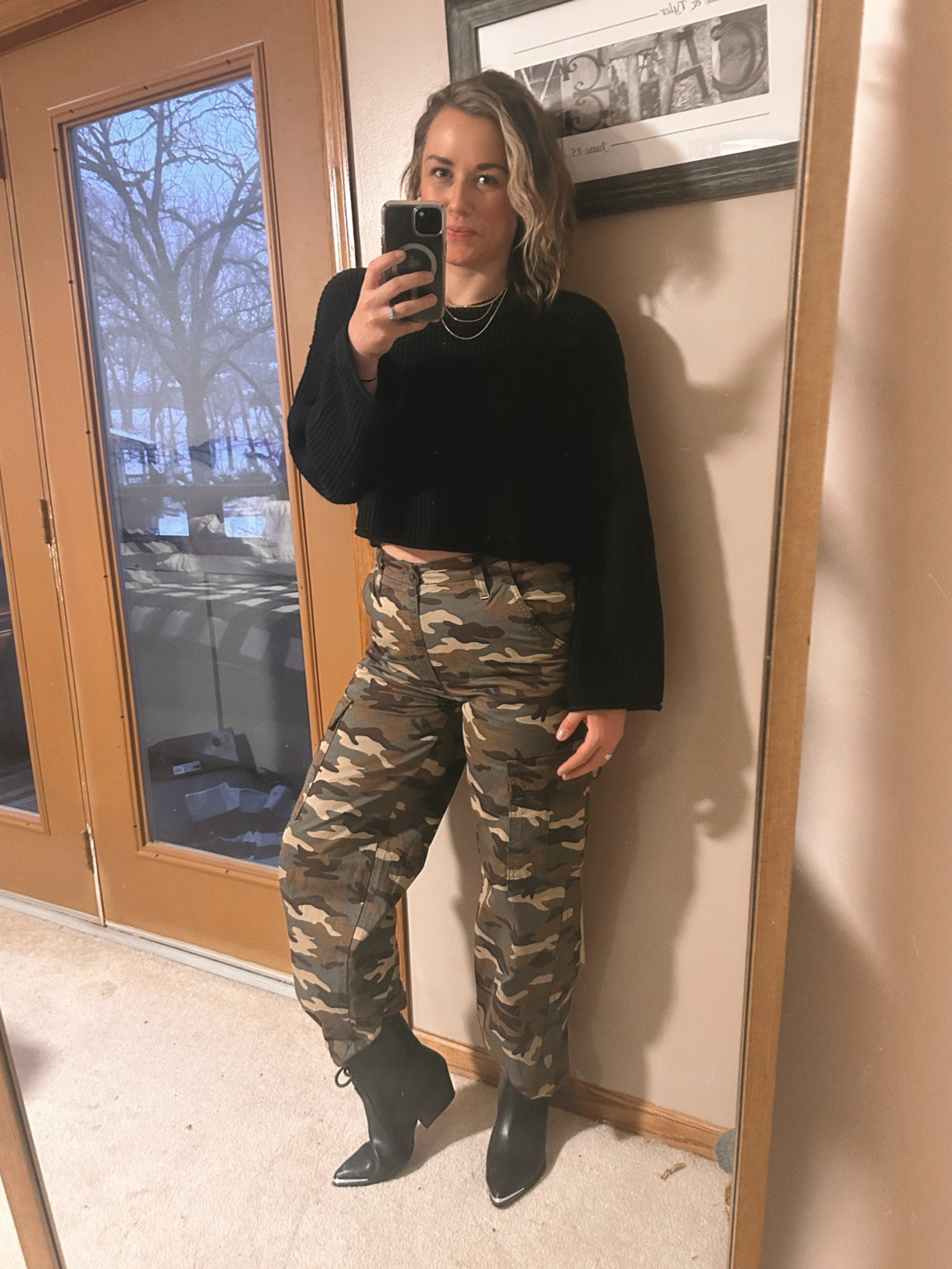 lil date night fun in my camo levis// whole target outfit! 

#LTKfindsunder100 #LTKmidsize #LTKstyletip