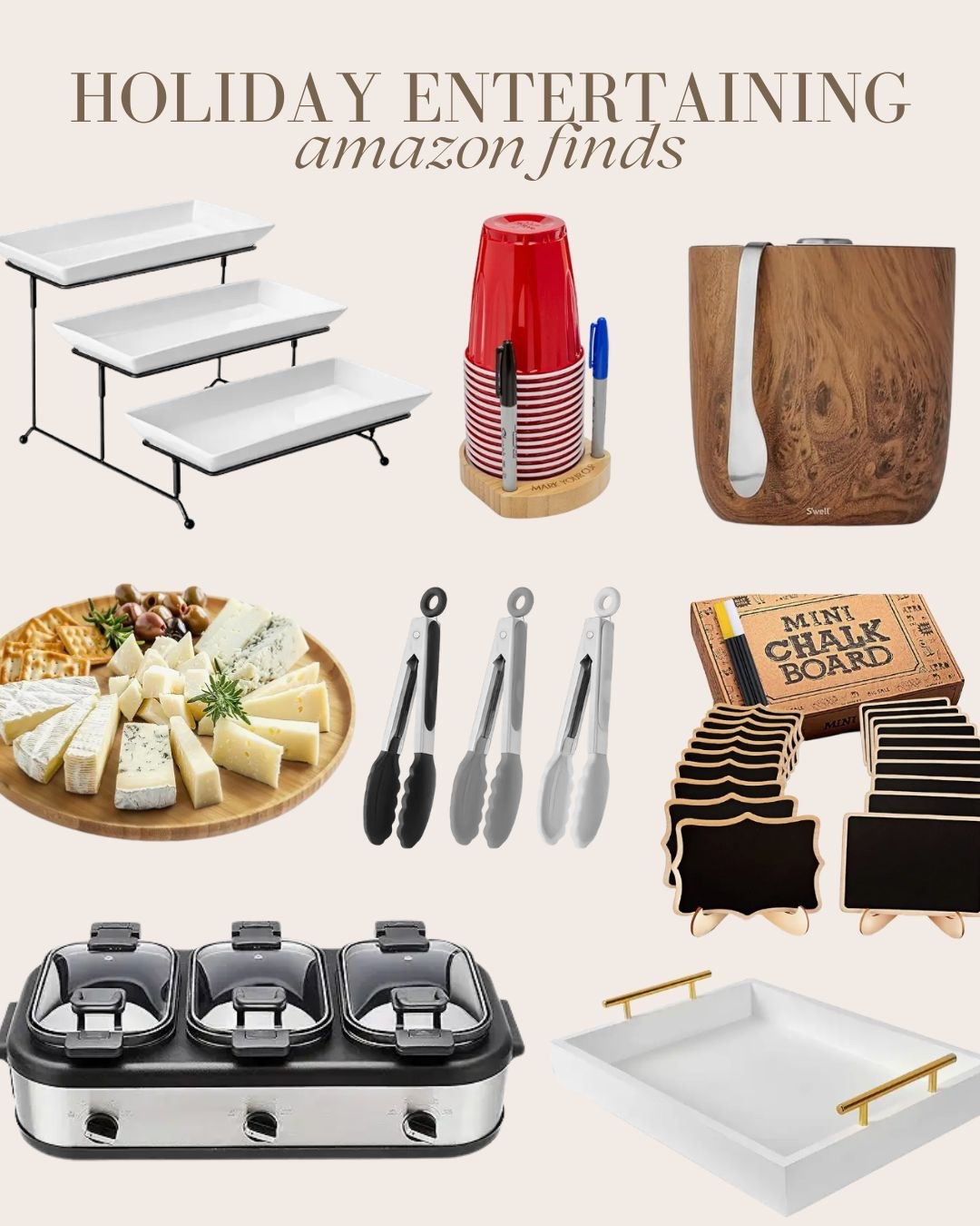 Kitchen finds
Entertaining must haves
New Year’s Eve 
Hosting essentials

#LTKHoliday #LTKGiftGuide