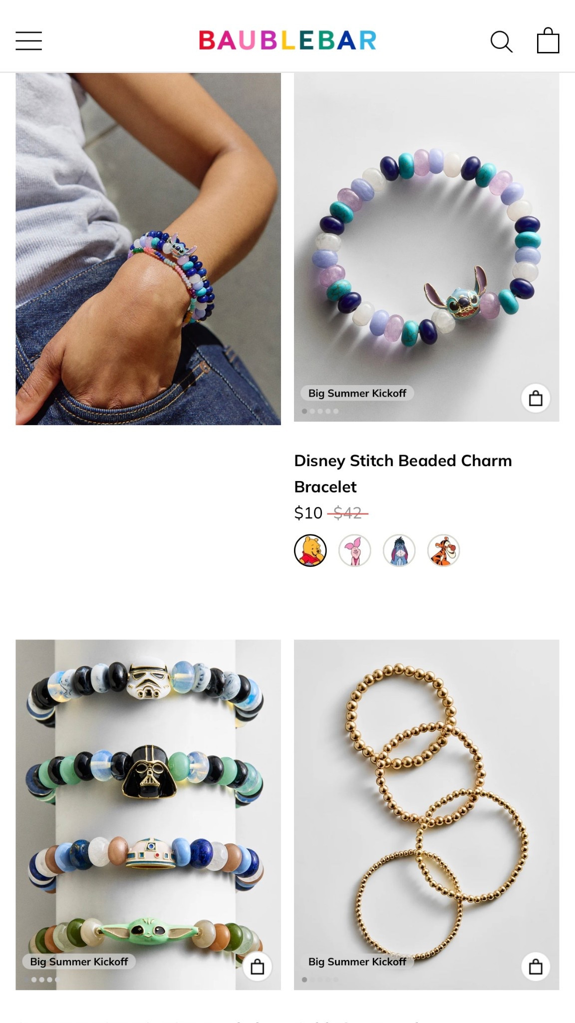 BaubleBar $10 stacking bracelets are back!! Plus 20% off everything else!! 

#LTKSaleAlert