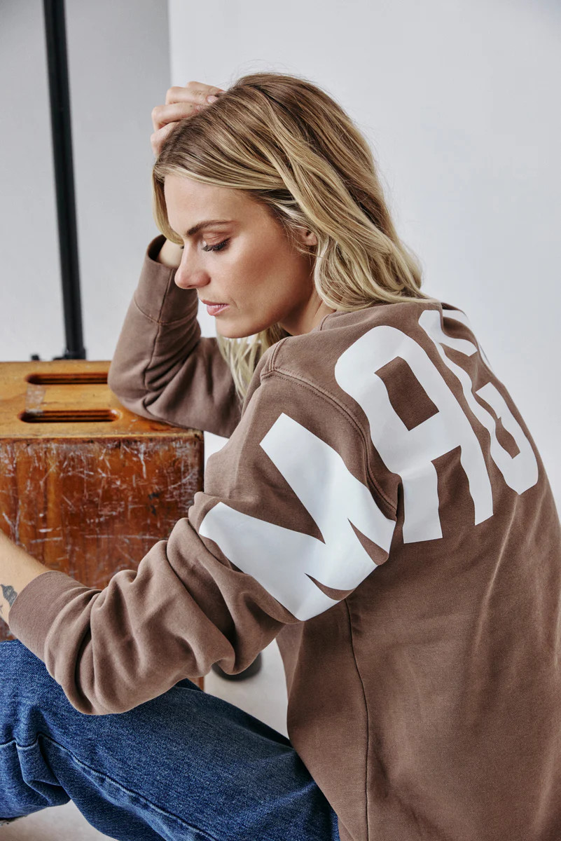 Oversize Back Screen Print Sweatshirt | Magill