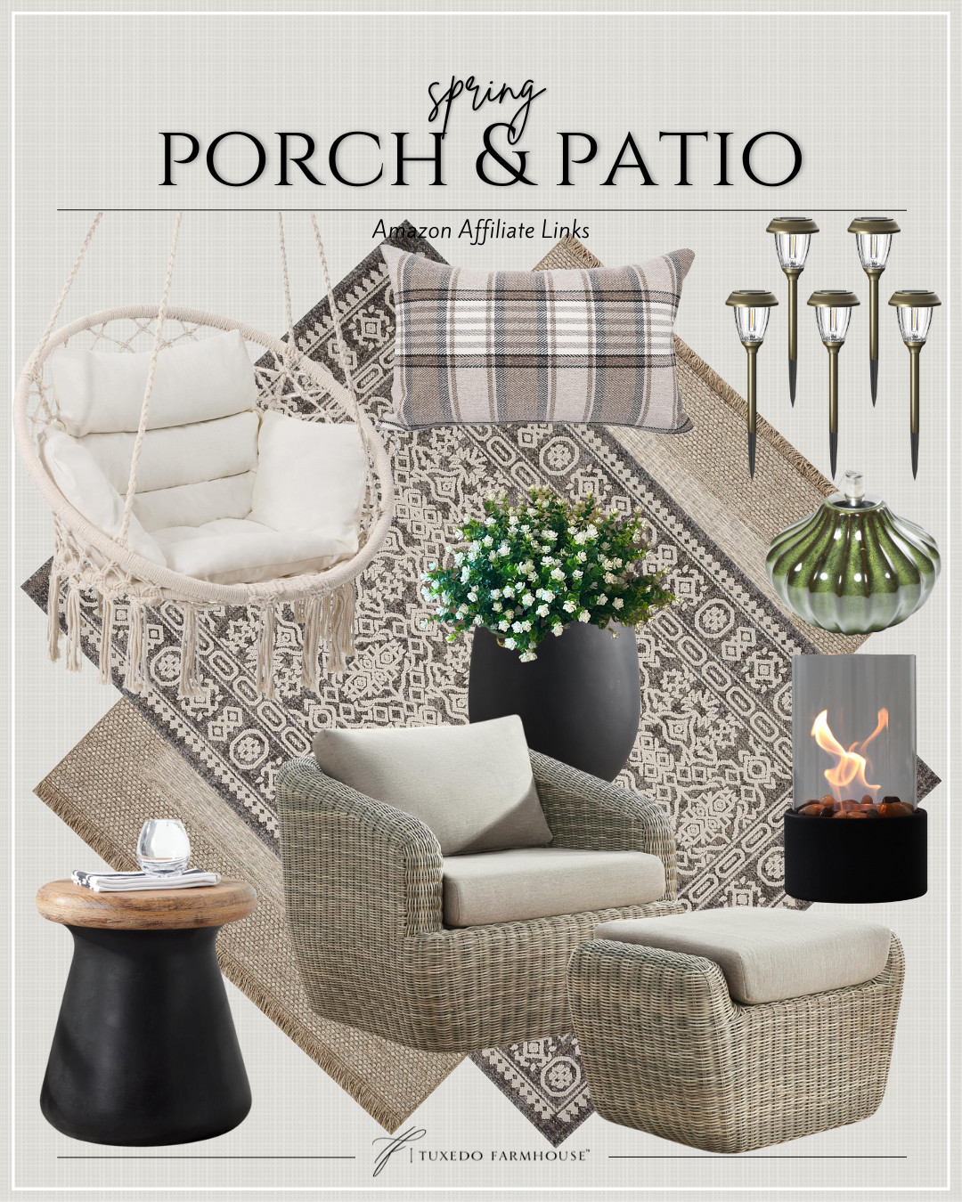 Amazon - Porch & Patio

Spring Patio inspo from me to you!

Seasonal, home decor, spring, accent chairs, rugs, wall art, frames, pillows, lamps, bunnies, baskets, candles, books, coffee tables, ottomans, trays, bowls, consoles, accent tables 

 #LTKSeasonal #LTKHome #LTKSaleAlert