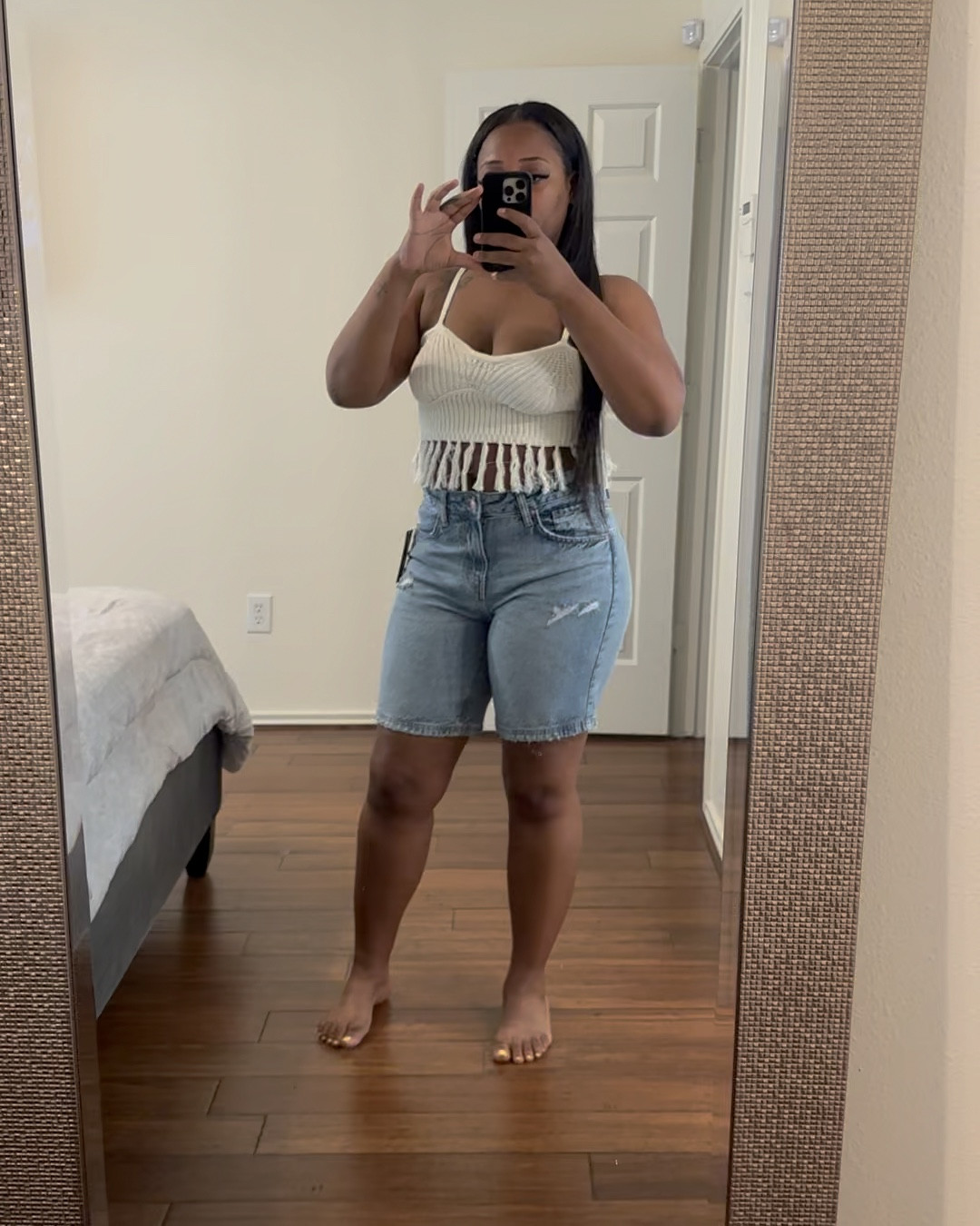 #targetfinds #target
I’m wearing a size Medium in the top and size 8 in the shorts

#LTKfindsunder50 #LTKVideo #LTKstyletip
