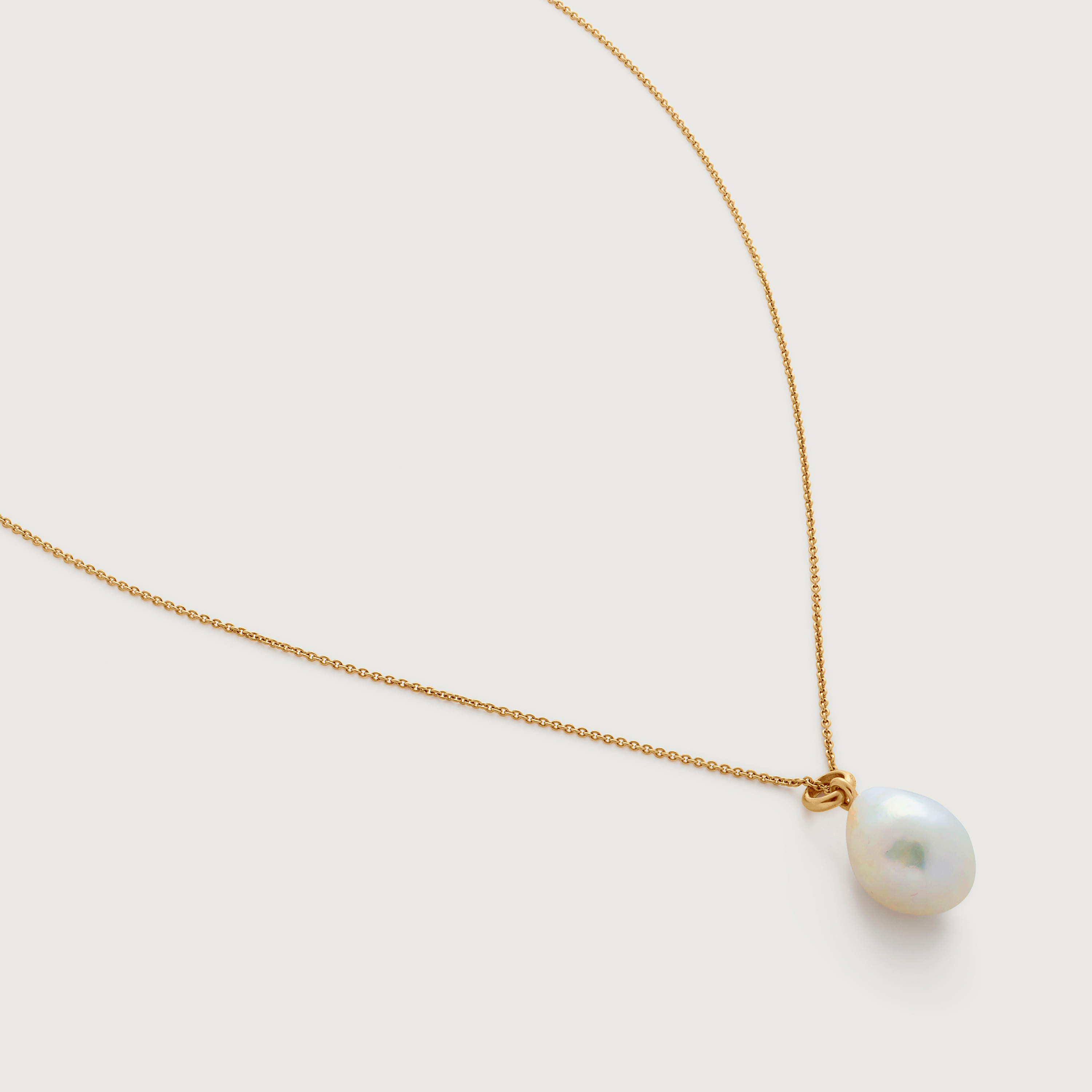 Nura Pearl Necklace | Monica Vinader (US)