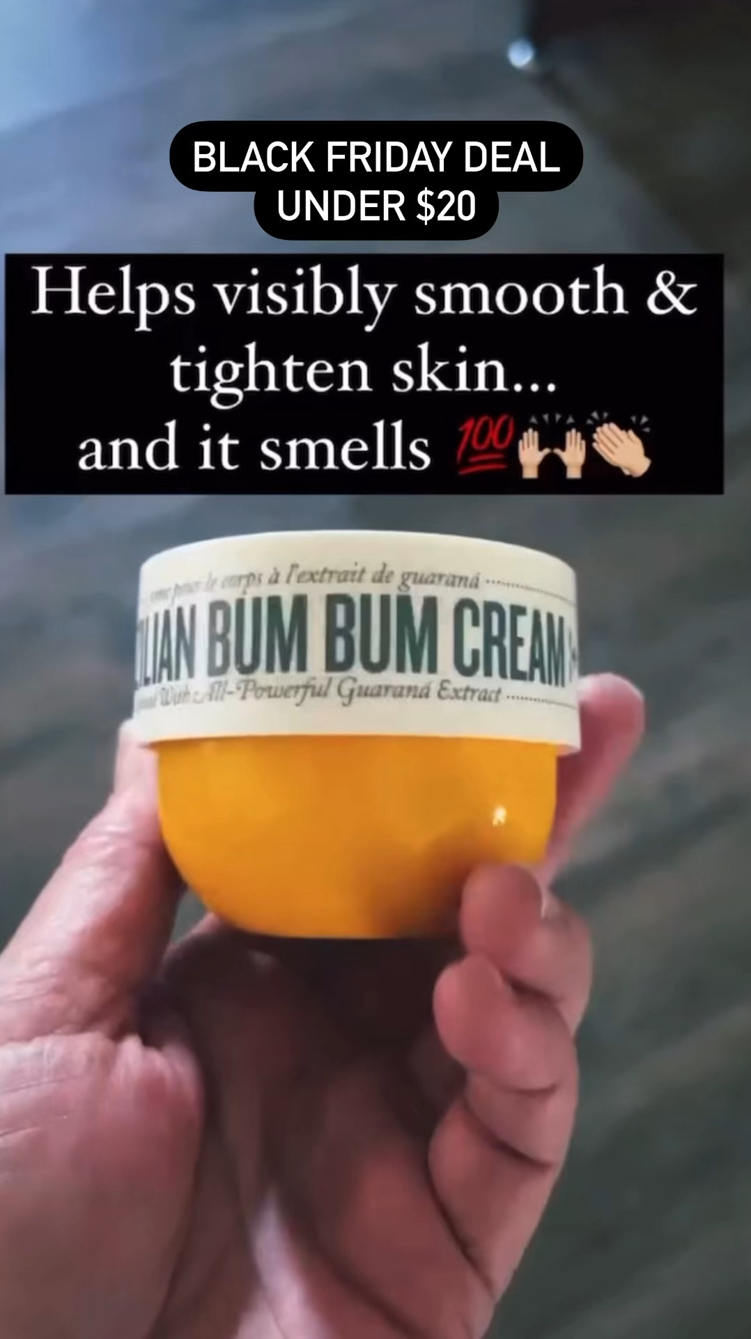 Early Black Friday Beauty Deals at Walmart. Walmart* members Early Access. Brazilian Bum Bum Cream by Sol de Janeiro under $20. This is a Best Seller and smells amazing 🥰🥰

#walmartpartner #walmart @walmart #walmartdeals #blackfriday #walmartblackfriday beauty gifts, lotions, stocking stuffers, Christmas, holiday gifts for her

#LTKSaleAlert #LTKGiftGuide #LTKBeauty