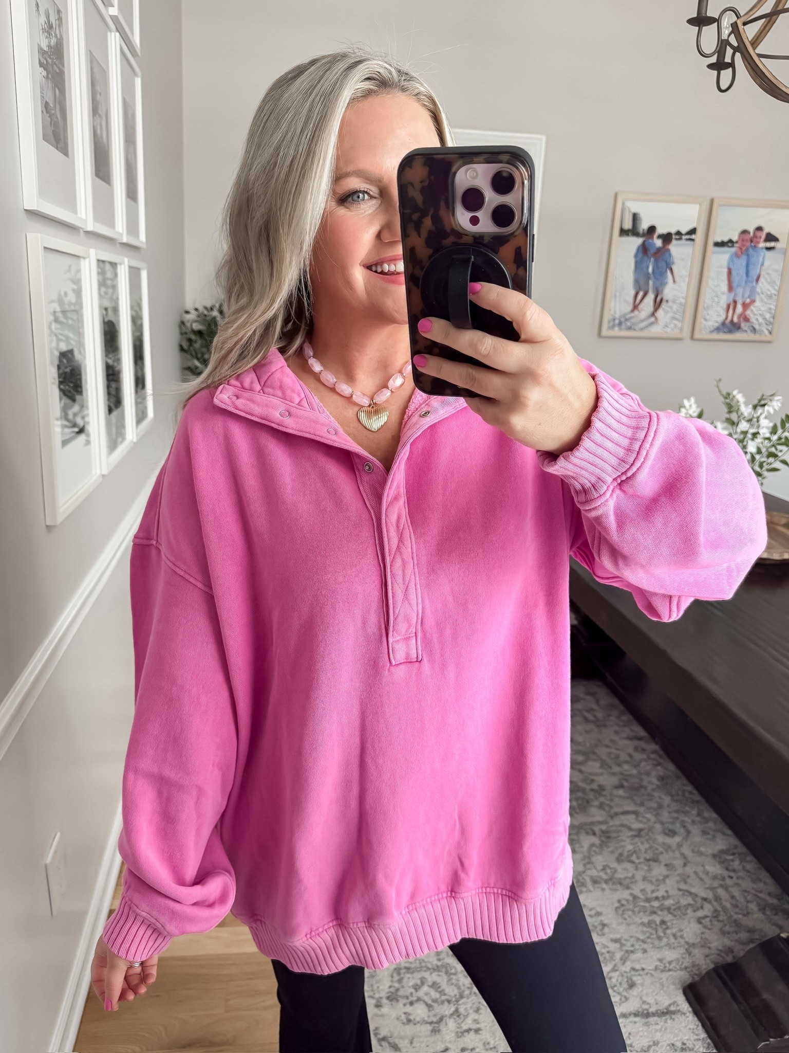 Bring on spring with this pink pullover from Aerie 🌷

#LTKSeasonal #LTKOver40 #LTKootd