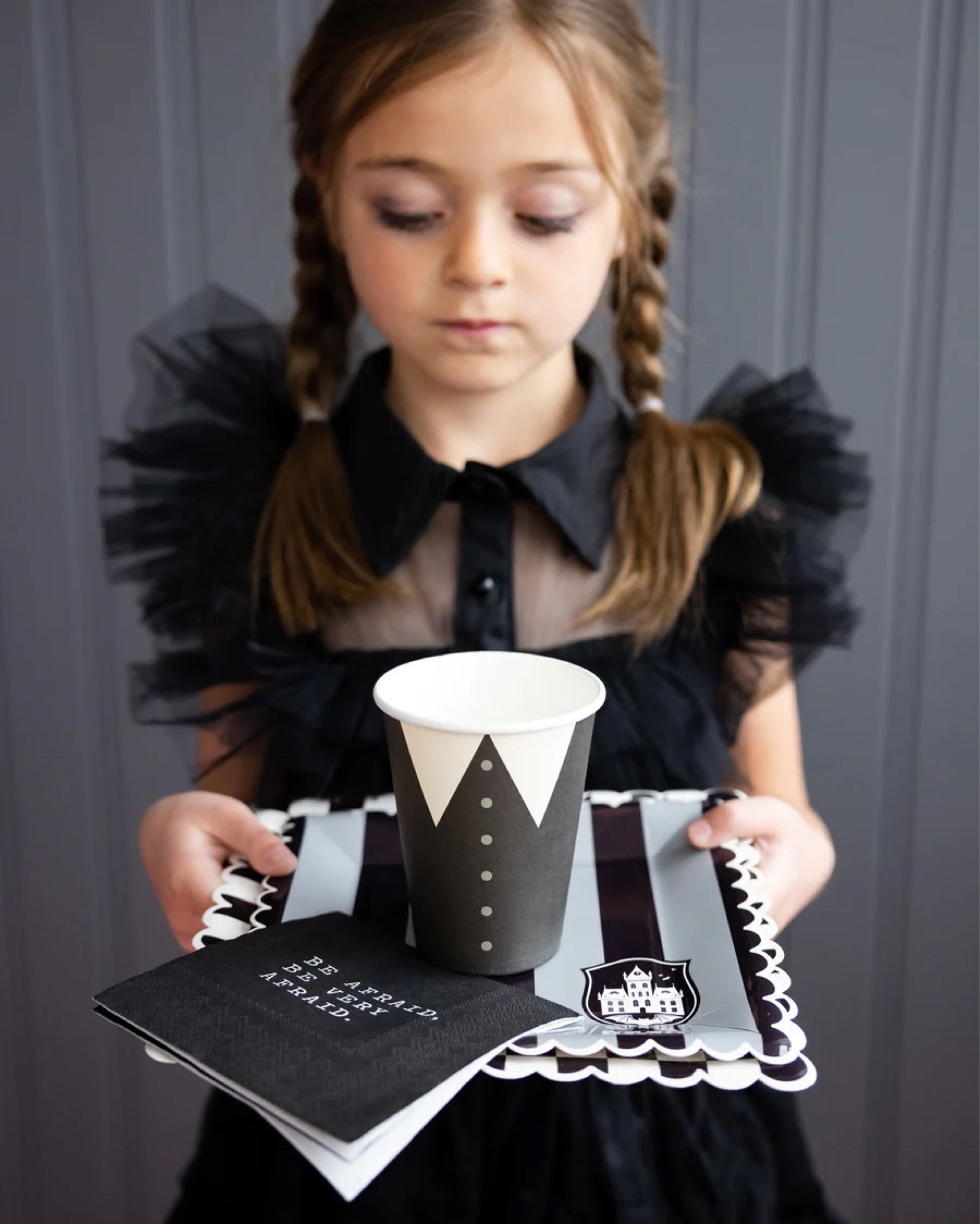 PARTY MORE COLLECTION! {Be Afraid Be Very Afraid}

☠️ Lapel Paper Cups
☠️ Tonal Stripe Paper Plates
☠️ Be Afraid Napkins 

#LTKparties #LTKhome #LTKHalloween