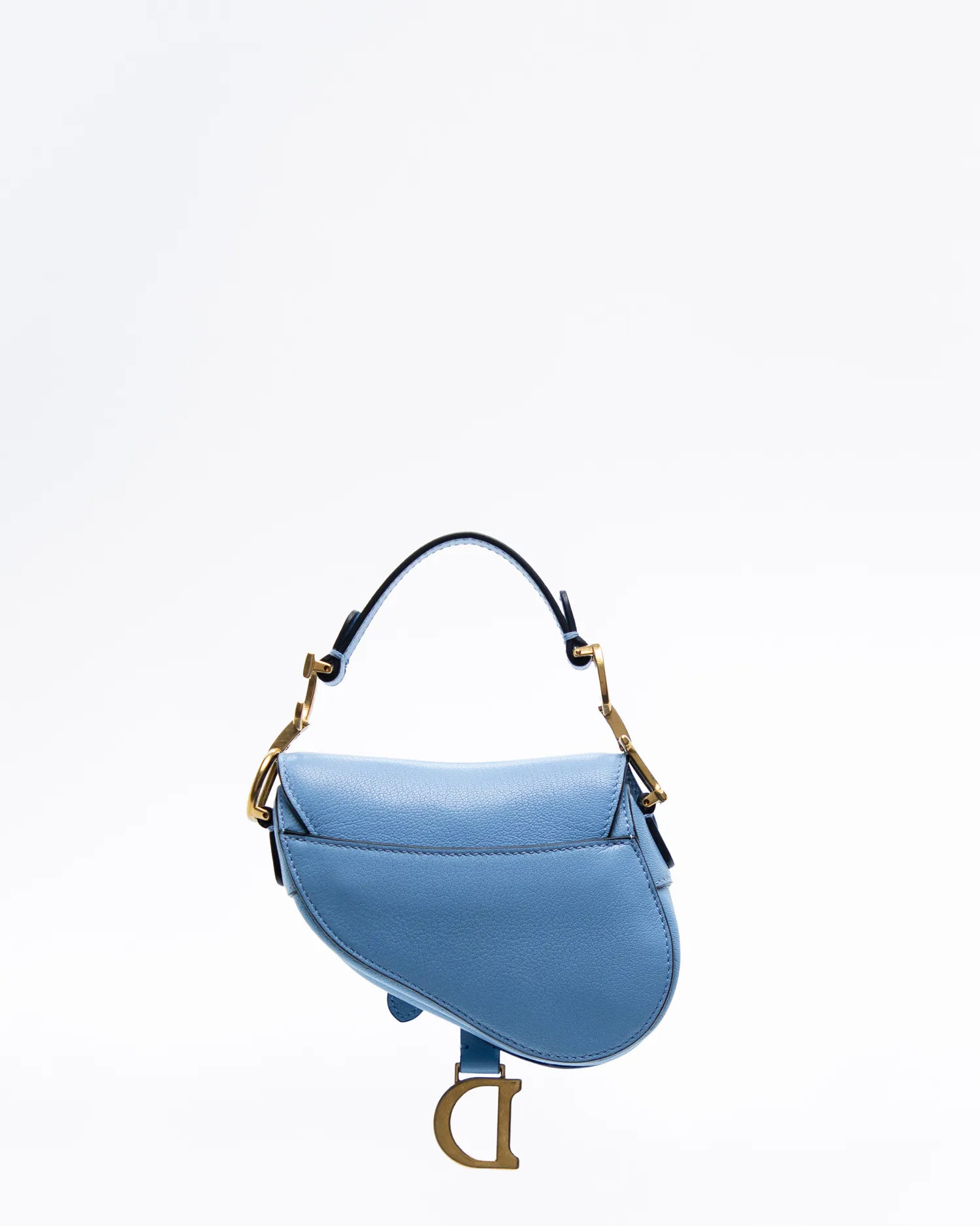 Micro Leather Saddle Bag | Vivrelle