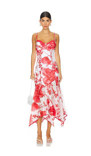 Leony Long Dress in Formula Red Maxi Dress | Revolve Wedding Guest Dress | Revolve Clothing (Global)