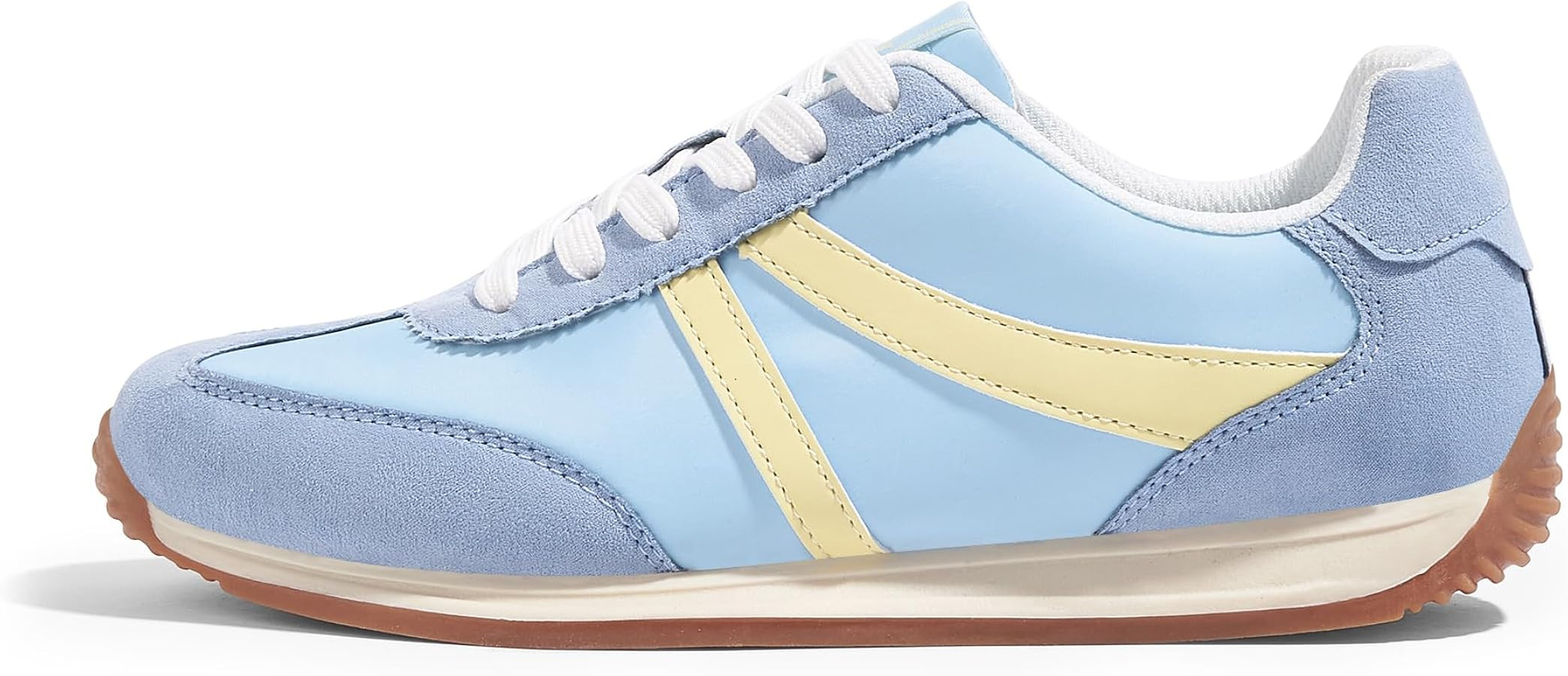 LUCKY STEP Women's Retro Fashion Sneakers Non Slip Comfortable Casual Running Shoes Breathable Cl... | Amazon (US)