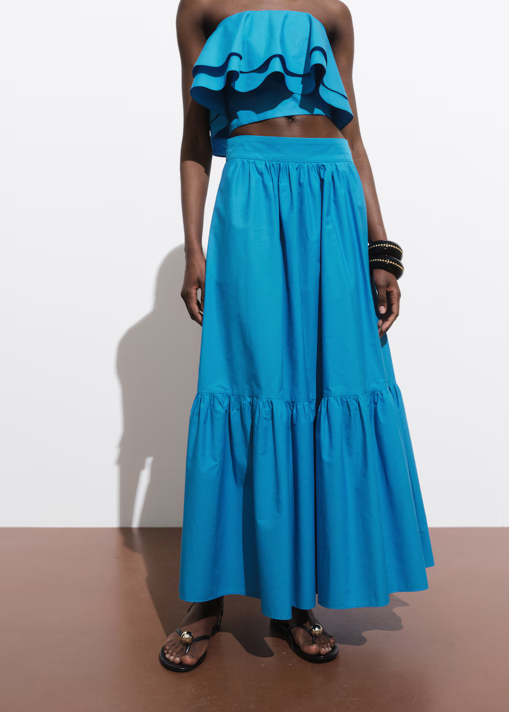 Long cotton A-line skirt | Mango (US/MX/AU)