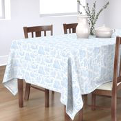 Marseilles Toile ~  Jasperware  Blue and White | Spoonflower