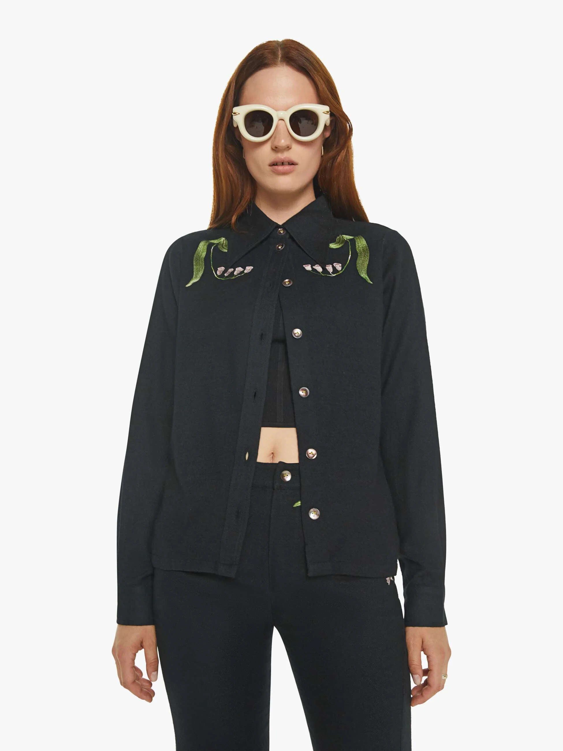 Alix of Bohemia Dolly Shirt - Lily Valley | Mother Denim