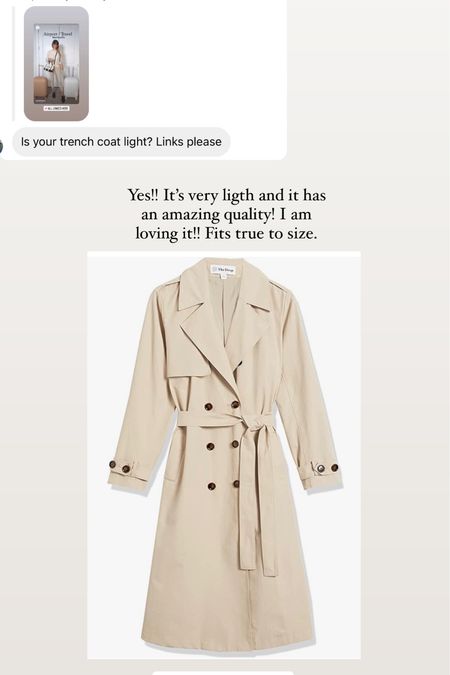 Amazing Amazon trench coat 
Classic piece to have that will never go out of style 


#LTKtravel #LTKunder100 #LTKworkwear