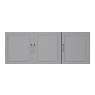 Ameriwood Home Trailwinds 54 in. Ashen Gray Wall Cabinet HD20971 - The Home Depot | The Home Depot