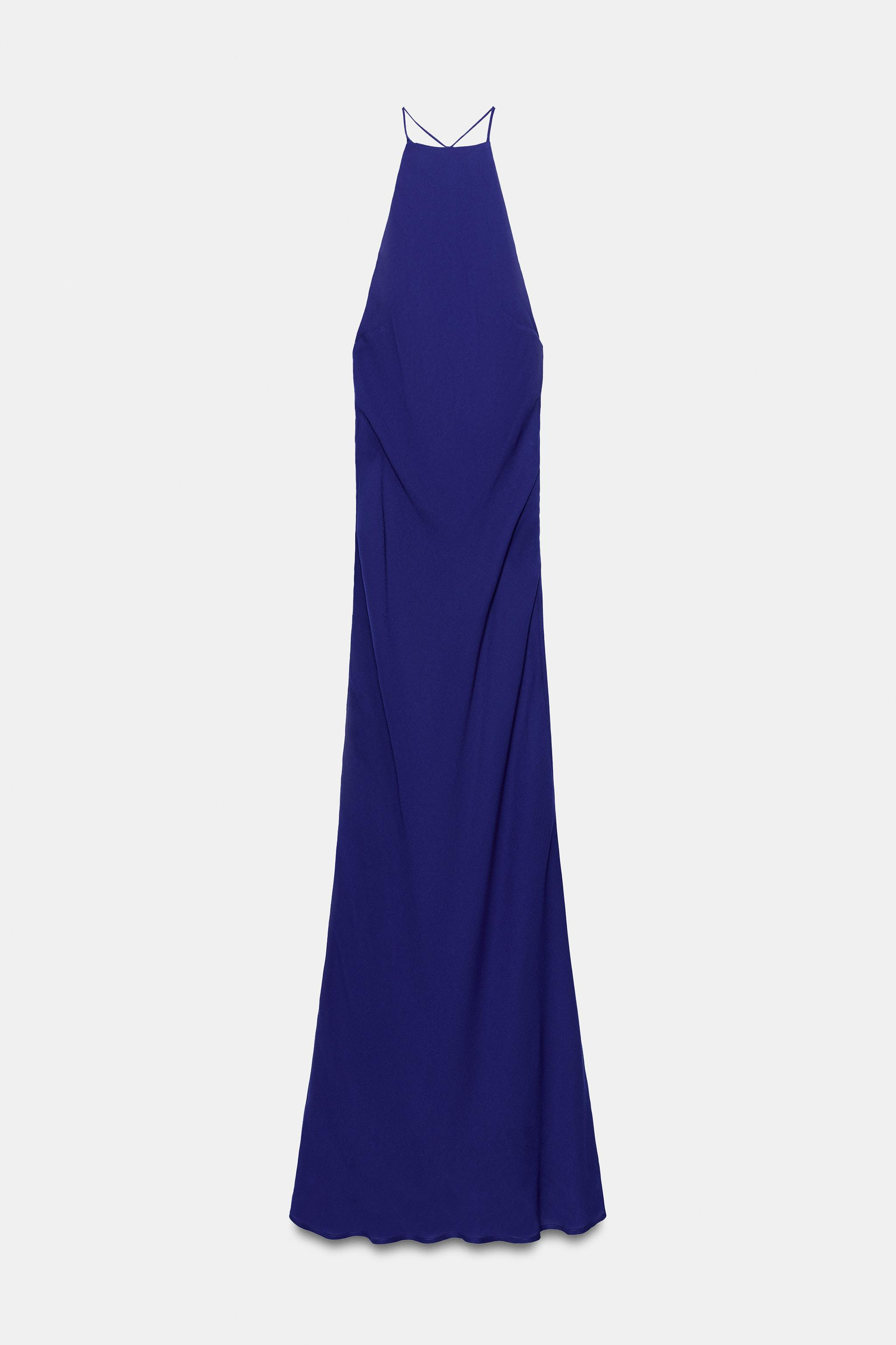 LONG HALTER DRESS | Zara US
