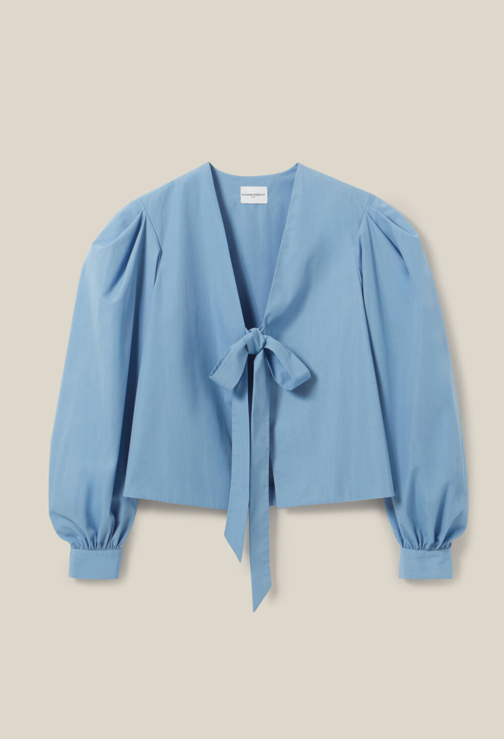Blouse col V à nouer | Claudie FR | Claudie Pierlot (FR, DE, ES, UK)