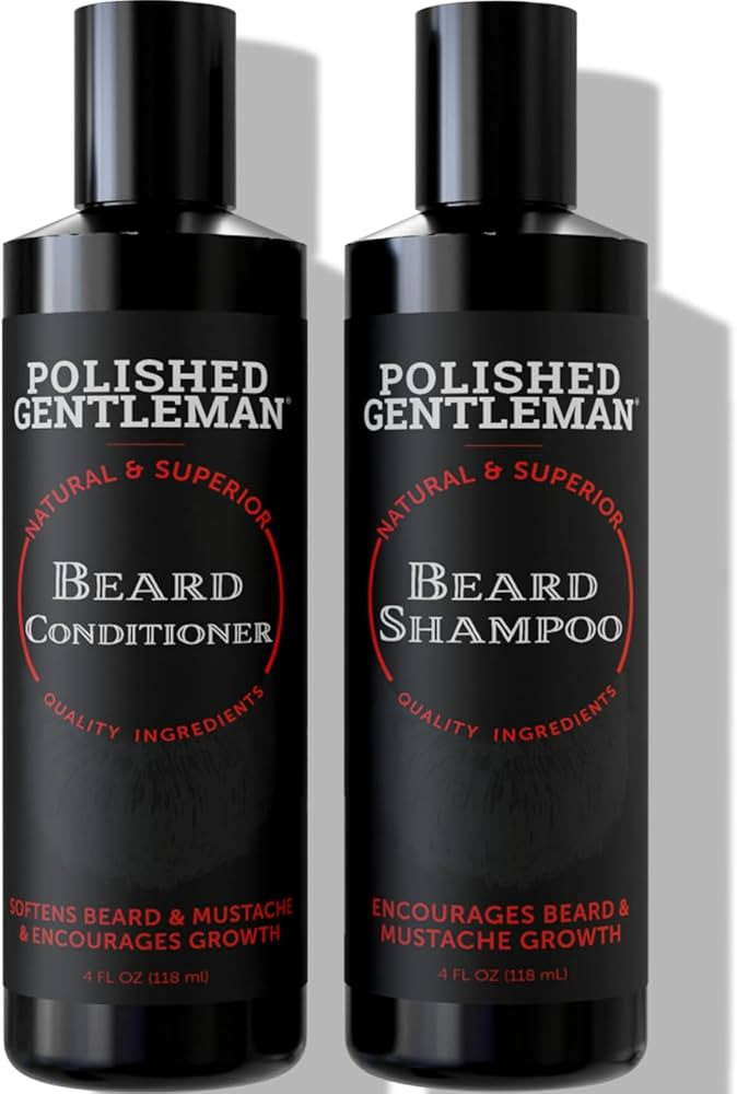 Beard Shampoo and Conditioner for Beard Growth - Beard Wash and Beard Conditioner with Beard Oil ... | Amazon (US)