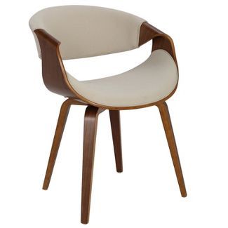Curvo Mid-Century Modern Dining Accent Chair - LumiSource | Target
