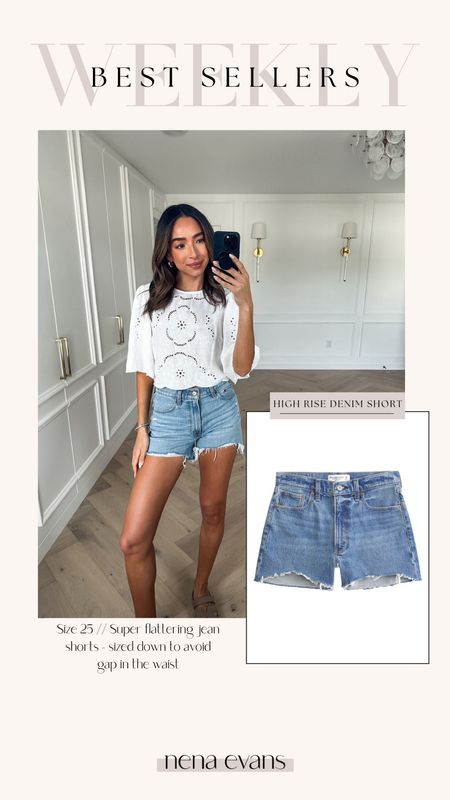 Weekly best seller! Wearing size 25 in denim shorts (sized down to avoid gap in the waist) 


Spring outfit 
Summer outfit 
Jean shorts 

#LTKstyletip #LTKfindsunder100