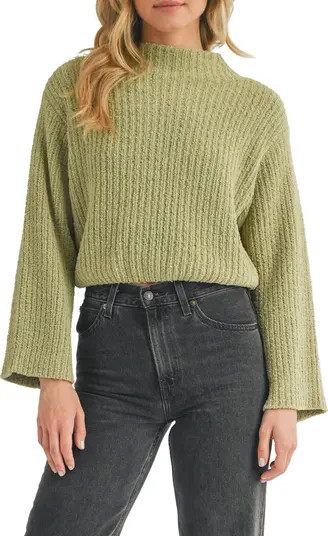 Lush Ribbed Mock Neck Sweater | Nordstromrack | Nordstrom Rack