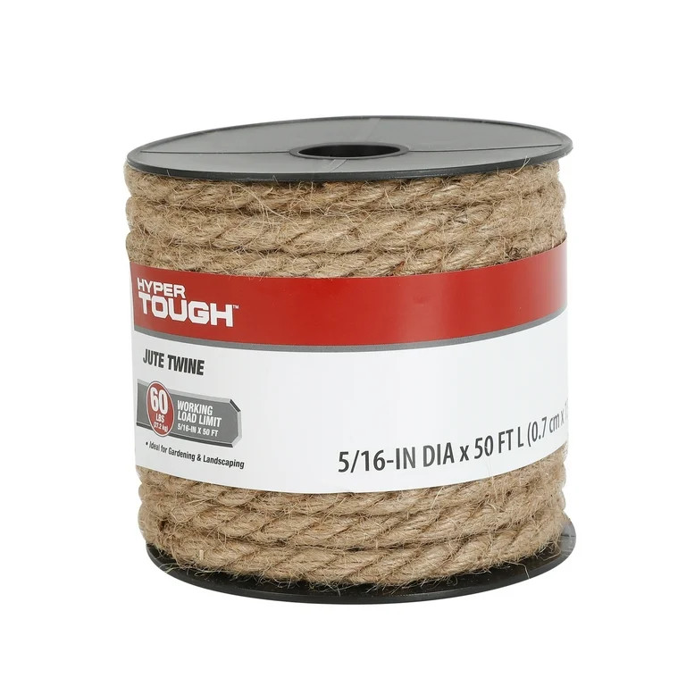 Hyper Tough 5/16 in x 50 ft Jute Twine | Walmart (US)