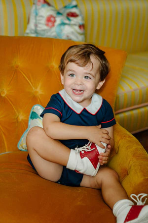 Bryn 4-Button Boy Bubble | The Proper Peony