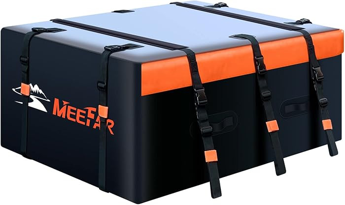 MeeFar Rooftop Cargo Carrier Car Roof Bag 21 Cubic Feet 100% Waterproof Car Top Carrier, Fits All... | Amazon (US)