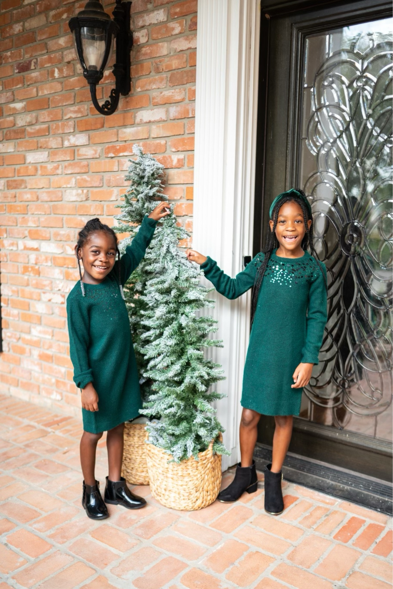 Family Photos: Holiday outfits - family matching / coordinating sweater dress outfits paired with booties for kids 

#LTKkids #LTKHoliday #LTKfamily