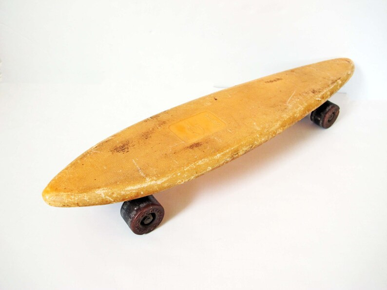 1970s Grentech Skateboard Yellow 70s Cruiser Board Vintage Skate Surf Culture Decor Dogtown Z Boy... | Etsy (US)