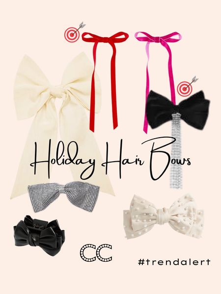 According to my 16 year old niece and all the fashionistas I know hair bows are the biggest accessory trend right now 