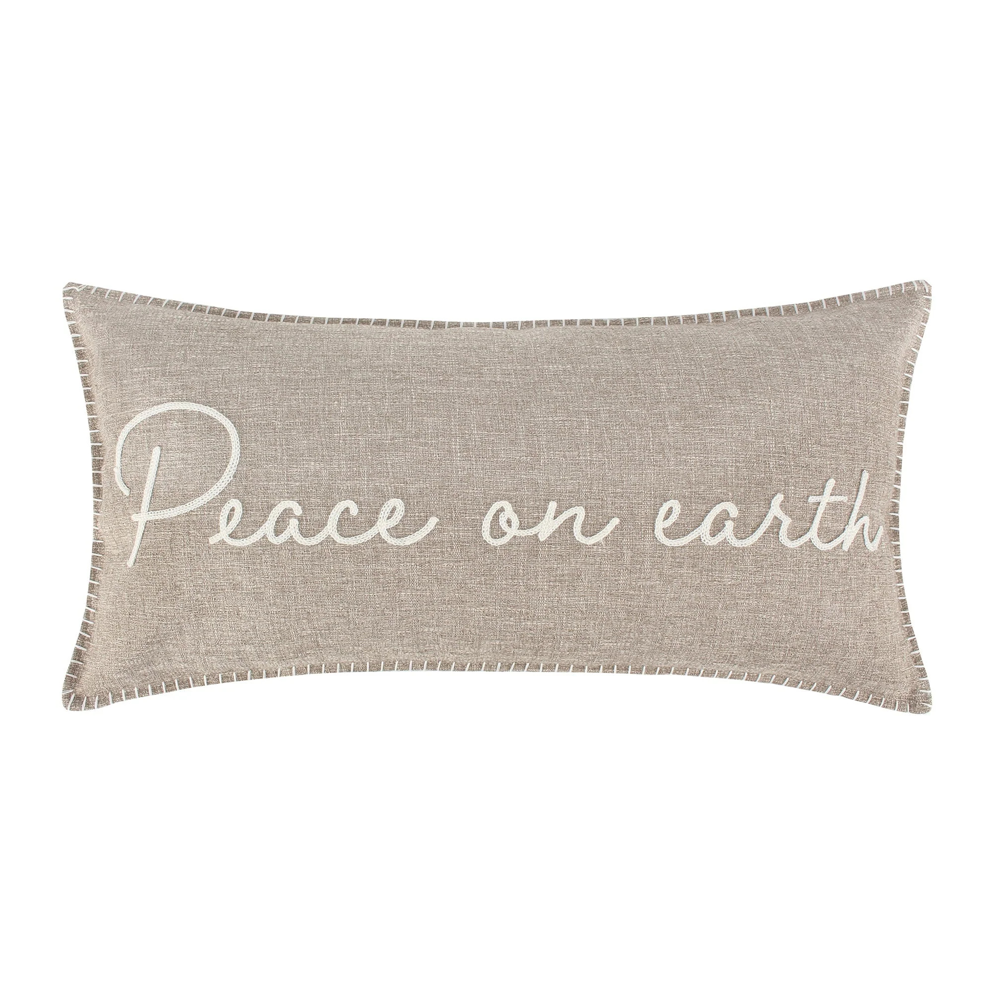 Winterberry Forest Peace on Earth Pillow - 12x24 | Levtex Home