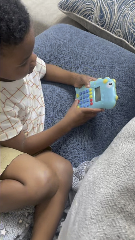 Micah is absolutely loving this cute dinosaur calculator! It’s the perfect size for little hands, making math time so much more fun. Watching him enjoy learning with this has been such a joy!

#DinosaurCalculator #MomLife #KidsLearning #HoustonMoms #BackToSchool

#LTKFindsUnder50 #LTKKids #LTKBaby