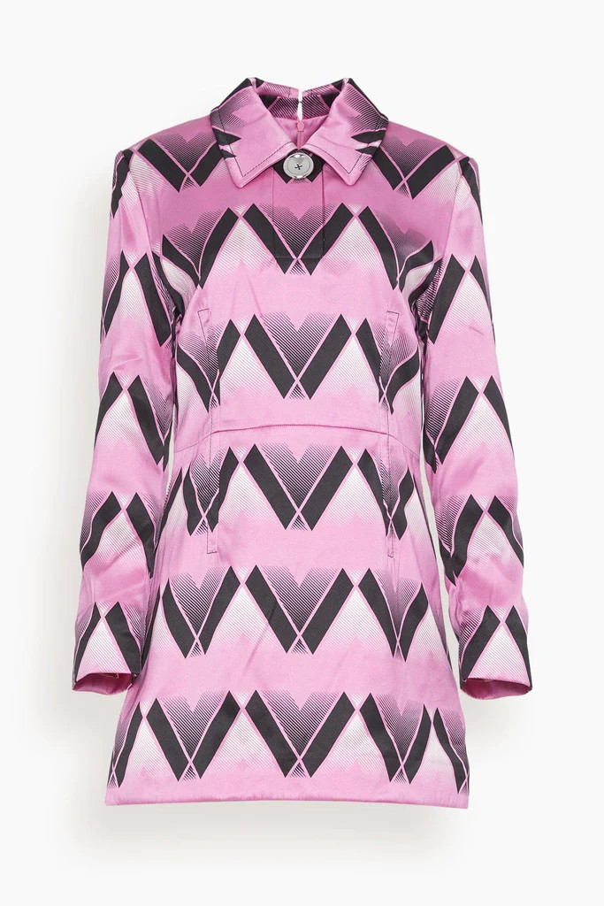 Polo Mini Dress in Pink | Hampden Clothing