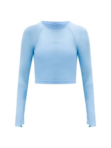 Swiftly Tech Cropped Long-Sleeve Shirt 2.0 | Women's Long Sleeve Shirts | lululemon | Lululemon (US)