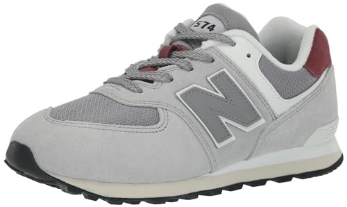 New Balance Kids 574 V1 70s Racing Lace-up Sneaker, RAINCLOUD/SHADOW GREY, 1 M Little Kid (4-8 Years) | Amazon (US)