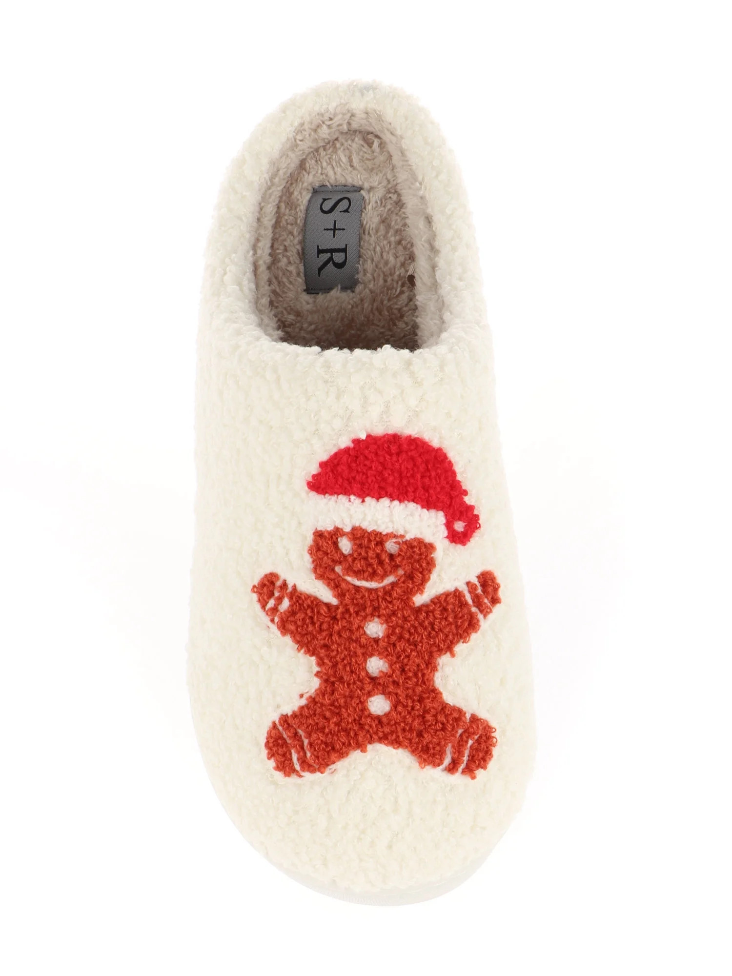 S+R Women's Holiday Graphic Cozy Slide Slipper - Walmart.com | Walmart (US)
