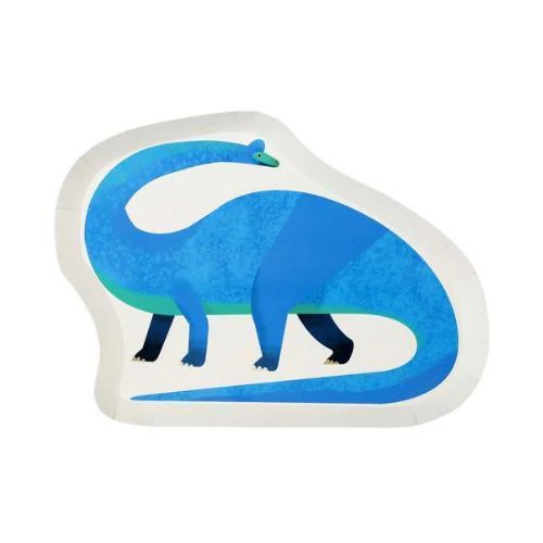 Blue Dinosaur Dinner Plates | Jollity & CO.