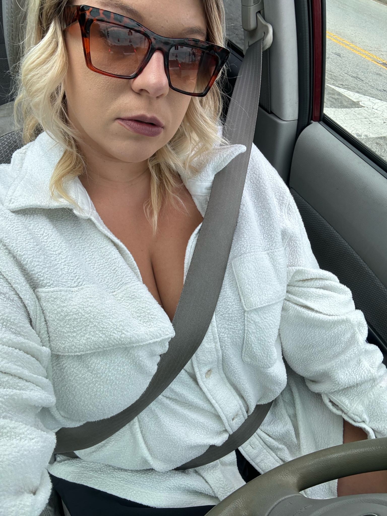 Oversized fleece button down shacket, button down shirt, oversized sweater, comfy sweater, new Victoria’s Secret pink, flannel, Sherpa, cozy fleece jacket, Amazon sunglasses, 

#LTKStyleTip #LTKFindsUnder100 #LTKMidsize