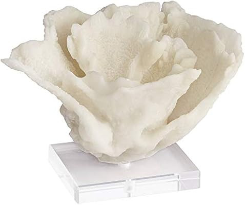 Studio 55D Seaside Coral Statue 9" Wide with Crystal Glass Base | Amazon (US)