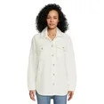 Time and Tru Women's Boucle Button Down Shacket, XS – XXXL | Walmart (US)