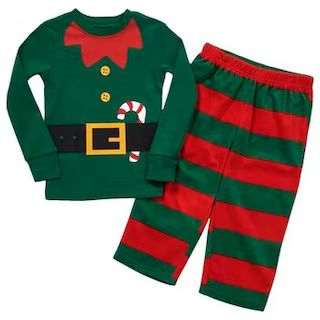 Baby Unisex (12-24M) Carter’s® Elf Cotton & Fleece Pajama Set - Boscov's | Boscov's Department Stores