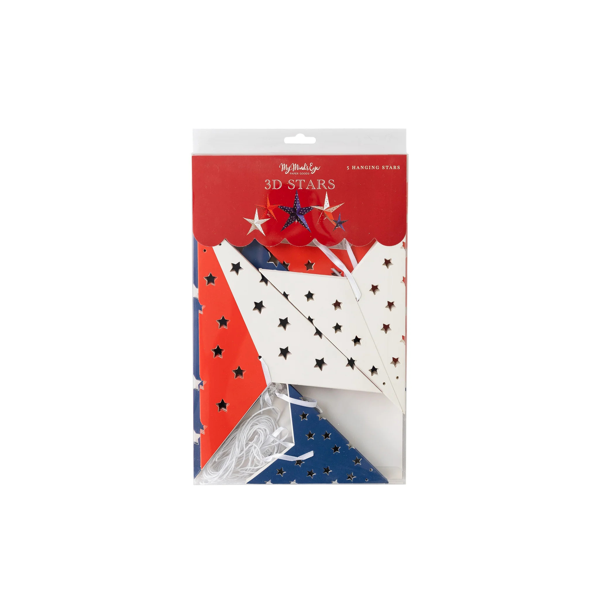 Stars and Stripes Decorative Hanging Stars | My Mind's Eye