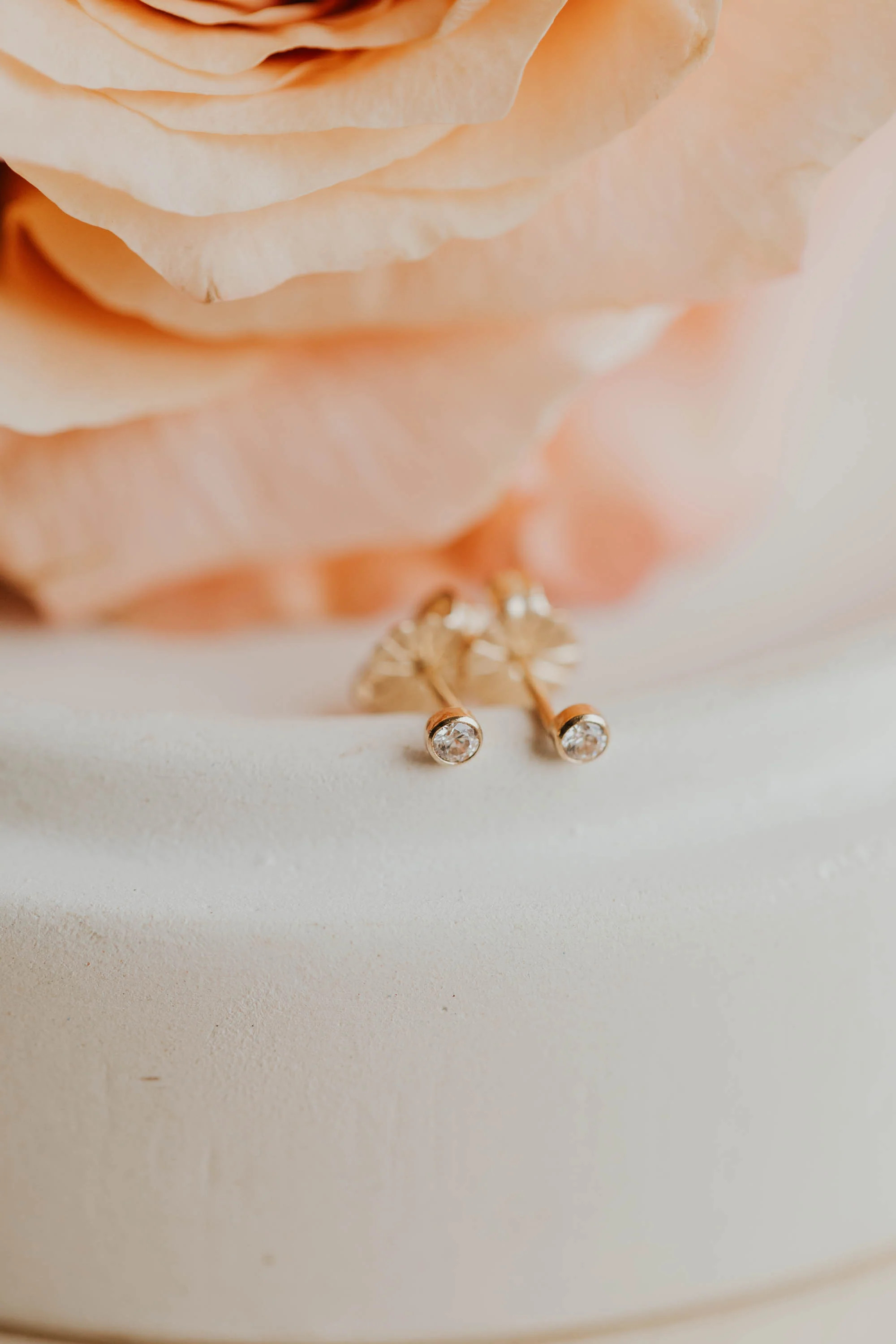 Solitaire Studs | Hello Adorn