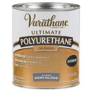 1 qt. Clear Semi-Gloss Oil-Based Interior Polyurethane | The Home Depot