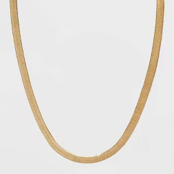 Herringbone Chain Necklace - A New Day™ Gold | Target