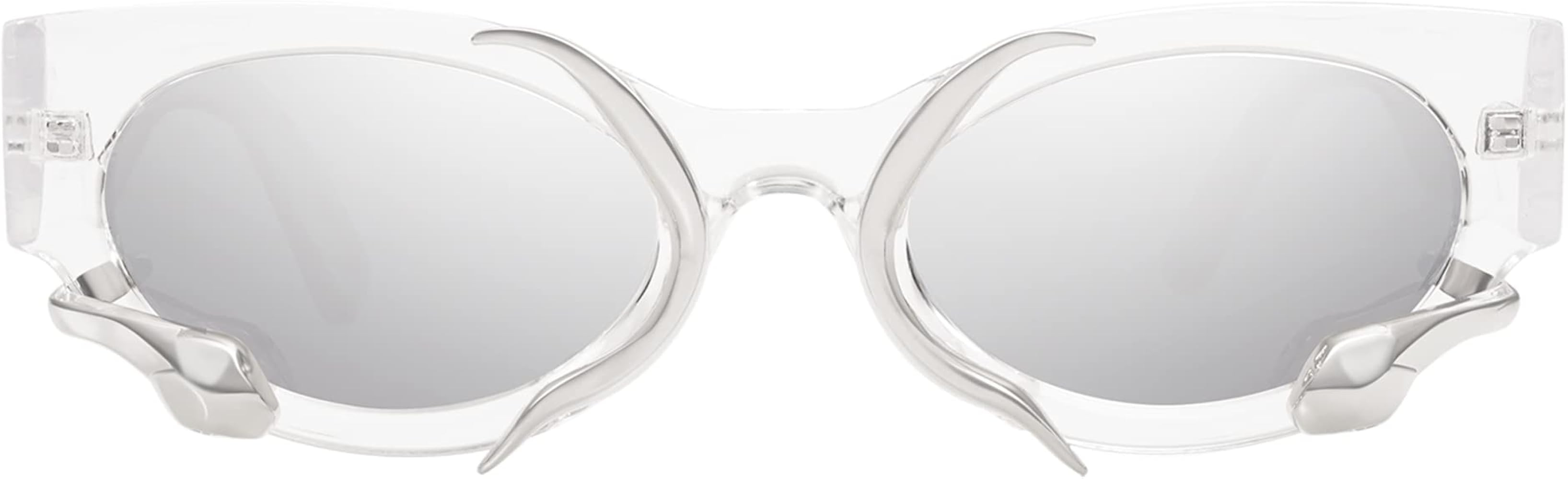 Trendy Sunglasses for Women Men Vintage Narrow Cateye Metal Snake Sunnie Y2k Accessories AP3621 | Amazon (US)