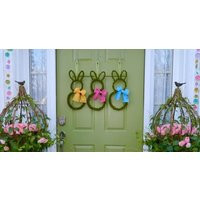 Easter Bunny Wreath - Choose Bow Large Size | Etsy (US)