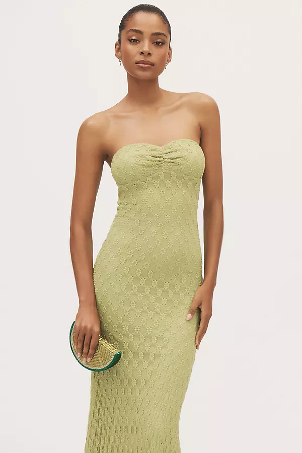 Bardot Adoni Strapless Midi Dress | Anthropologie (US)