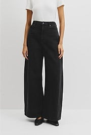Curved Wide Leg Jean | Country Road