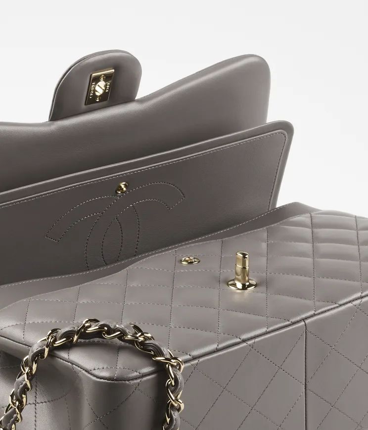 Large Classic Handbag - Lambskin & gold-tone metal — Fashion | CHANEL | Chanel, Inc. (US)